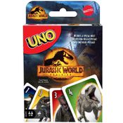 Uno Jurassic World 3 Jogo De Cartas - Mattel GXD72