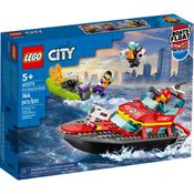 LEGO - City - Barco de Resgate dos Bombeiros - 60373