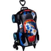 MOCHILA INFANTIL COM RODINHA HOT WHEELS TERRAIN STORN PRETO