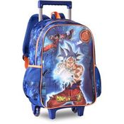 MOCHILA INFANTIL COM RODINHA DRAGON BALL Z G AZ/LJ