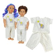 ROUPA BONECA OUR GENERATION PIJAMA ELEFANTE STAR - CASINHA 4