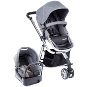 Carrinho de Bebê Safety 1st Travel System Mobi NV Grey Denim Silver