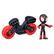 Figura E Veículo - Marvel - Spidey E Seus Incríveis Amigos - Miles Morales - Spider-Man - Hasbro