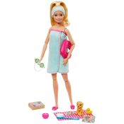 Barbie Fashionista Dia de Spa com Filhotinho - Mattel