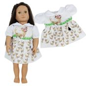 ROUPA BONECA OUR GENERATION - VESTIDO OVELHINHA - CASINHA 4