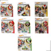 Hot Wheels Mario Kart kit c/ 7 carrinhos Mattel GRN12