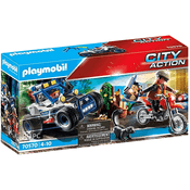 Carro Off-Road Da Policia Com Bandido Playmobil Sunny