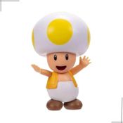 Super Mario - Boneco 2.5 Pol Colecionável - Toad Amarelo