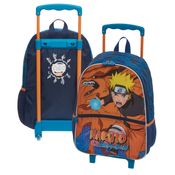 Mochila de Rodinhas Naruto Kurama Escolar 978C01 Pacific