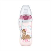 Copo Nuk De Transição Antivazamento Mamadeira Bico Bebê Infantil Menina Cup Disney Bambi - 300ml