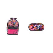 Kit Disney Minnie - Mochila e Estojo Duplo - Xeryus