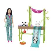 Boneca com Acessórios - Barbie - Cuidados e Resgate de Pandas - Mattel