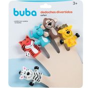 Dedoches Divertidos Safári Com 5 Bichinhos Teatrinho Buba