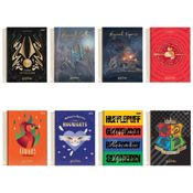 Kit 5 Cadernos Harry Potter Espiral 96Fls Jandaia - Sortido