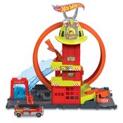 Veículo de Brinquedo - Hot Wheels - Super Quartel dos Bombeiros - Mattel