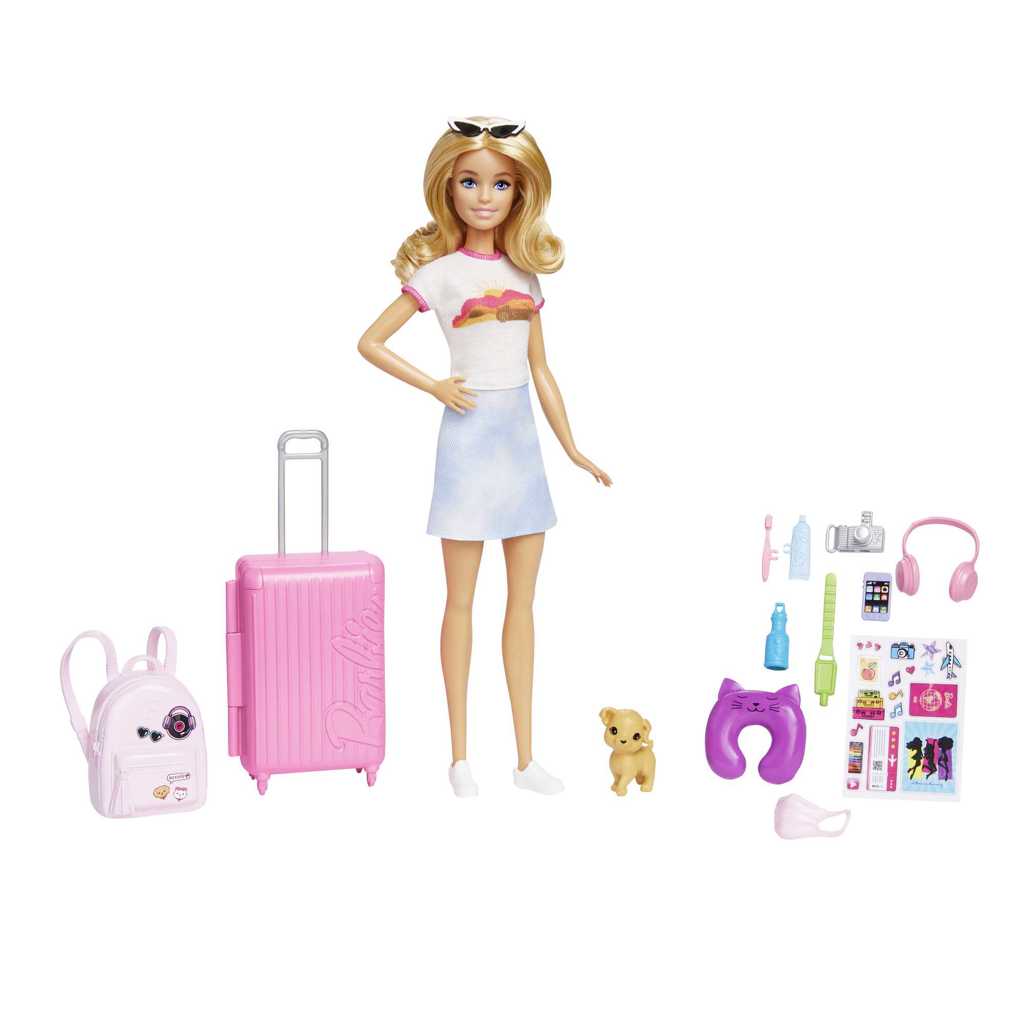 Boneca e Acessórios - Barbie - Passeio De Bicicleta - 18cm - Mattel