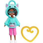 Polly Pocket Shani com Capuz de Gato e Clipe de Coração Hkv99