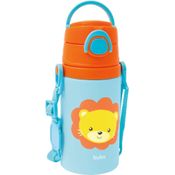 Garrafinha De Alumínio Animal Fun Squeeze Infantil Buba Baby