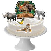 Topo Decoração de Bolo Safari