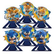 Enfeite Decoração De Mesa Sonic 2 Festa De Aniversário