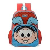 Mochila De Costas G - Turma Da Mônica + Orelha Pelúcia 3d