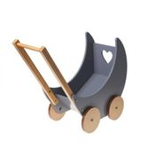 Carrinho de Boneca Madeira Büp Baby metoo Cinza