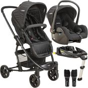 Carrinho de Bebe Bebe Conforto Base ISOFIX Kiddo Prima Preto