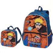 Kit Mochila de Costa Naruto Kurama + Lancheira Pacific