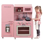 Acessórios de Casinha - Cozinha Completa - Rosa - FanFun