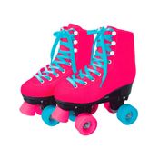 Patins 4 Rodas - 35/36 - Rosa - Fun Brinquedos