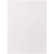 CADERNO INTELIGENTE REFIL GRANDE QUADRICULADO 90G 50F