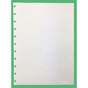 CADERNO INTELIGENTE REFIL GRANDE PAUTA BRANCA 90G. 50FLS