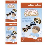 3 TERMO FRIENDS - ADESIVO MEDIDOR DE TEMPERATURA - BABYDEAS