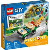 Lego City Missoes Resgate De Animais Selvagens 60353 246pcs