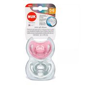 Kit 2 Chupetas Sensitive 100% Soft Silicone 0-6 Meses T.1 - Nuk