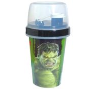 Hulk Garrafa Escola Infantil 320ml Shakeira C/ tampa