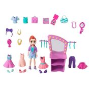 Boneca Polly Pocket - Conjunto Estúdio de Beleza - Mattel GBF85/GBF87