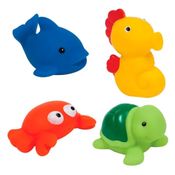 Kit Bichinhos para Banho Buba Desenho:Animais Marinhos