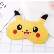 Máscara De Dormir Ajustável Pikachu Pokemon Pelúcia