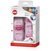 Mamadeira NUK My First 300ml e 150ml Rosa