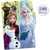 Quebra-Cabeça Disney Frozen 100 Peças - Toyster 8027