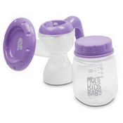 Bomba Extratora de Leite Manual Multikids BPA Free Silicone