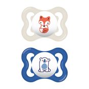Chupeta MAM Supreme 0-6 meses Silicone Embalagem Dupla Azul