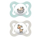 Chupeta MAM Supreme 0-6meses Silicone Embalagem Dupla Neutra