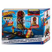 Playset - Hot Wheels - City - Super Loja de Pneus - Mattel