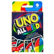 Jogo de Cartas - Uno All Wild - Uno - 112 cartas - 02 a 10 Jogadores - Mattel