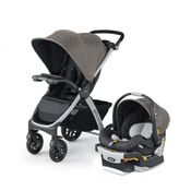 Carrinho de Bebê 3 em 1 com Cadeira para Carro KeyFit 30 Chicco Bravo, Cinza Calla