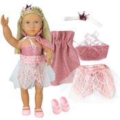 KIT ROUPA BONECA PARA OUR GENERATION - FANTASIA PRINCESA - CASINHA 4