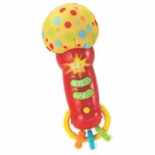 Brinquedo Musical - Microfone Baby Estrela do Rock
