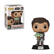 Boneco The Mandalorian with Grogu 461 Star Wars - Funko Pop!